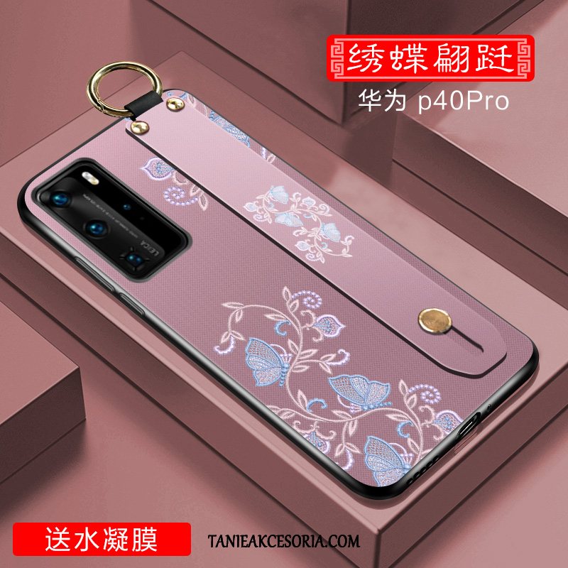 Etui Huawei P40 Pro Nubuku Kreatywne Zielony, Obudowa Huawei P40 Pro Wysoki Koniec Anti-fall Ochraniacz