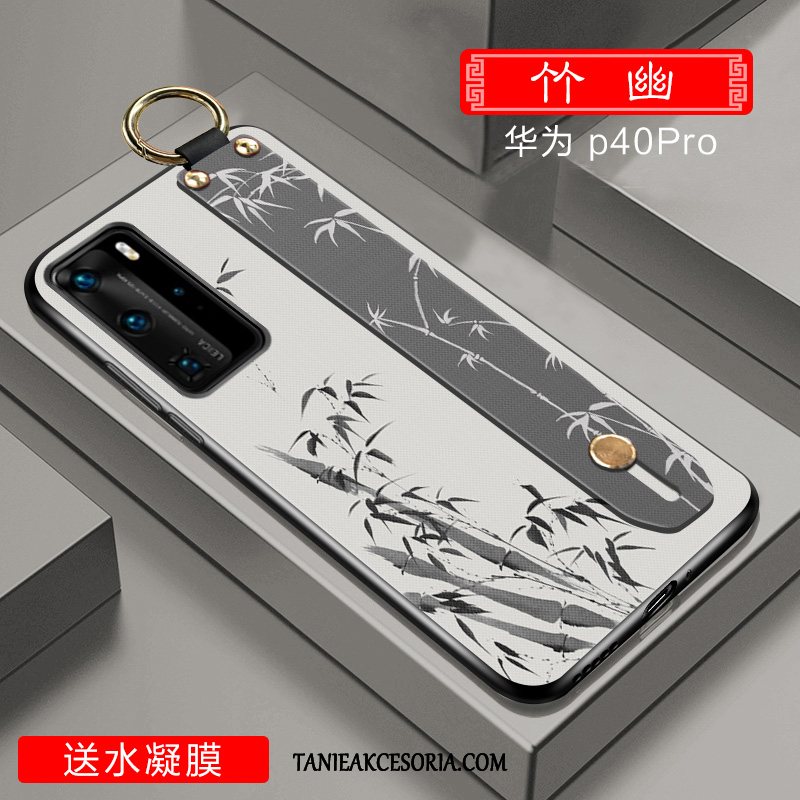 Etui Huawei P40 Pro Nubuku Kreatywne Zielony, Obudowa Huawei P40 Pro Wysoki Koniec Anti-fall Ochraniacz