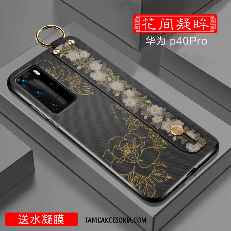 Etui Huawei P40 Pro Nubuku Kreatywne Zielony, Obudowa Huawei P40 Pro Wysoki Koniec Anti-fall Ochraniacz