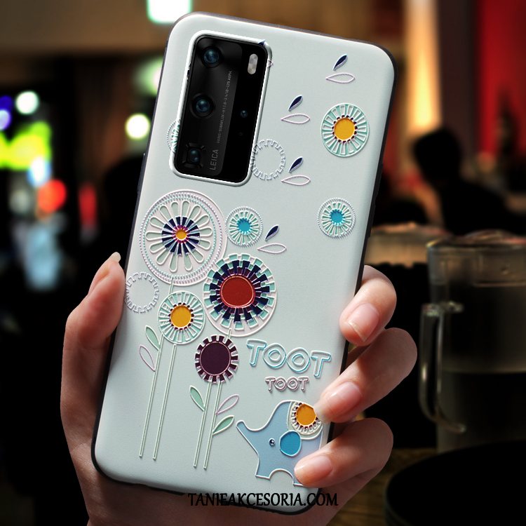 Etui Huawei P40 Pro Silikonowe Czerwony Netto Kreskówka, Futerał Huawei P40 Pro Anti-fall Osobowość Piękny