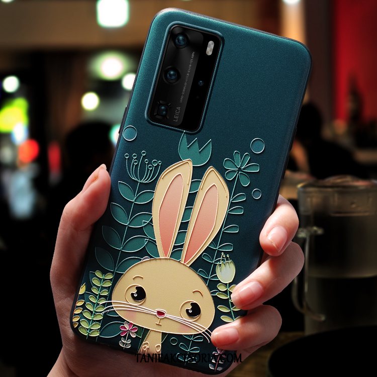 Etui Huawei P40 Pro Silikonowe Czerwony Netto Kreskówka, Futerał Huawei P40 Pro Anti-fall Osobowość Piękny