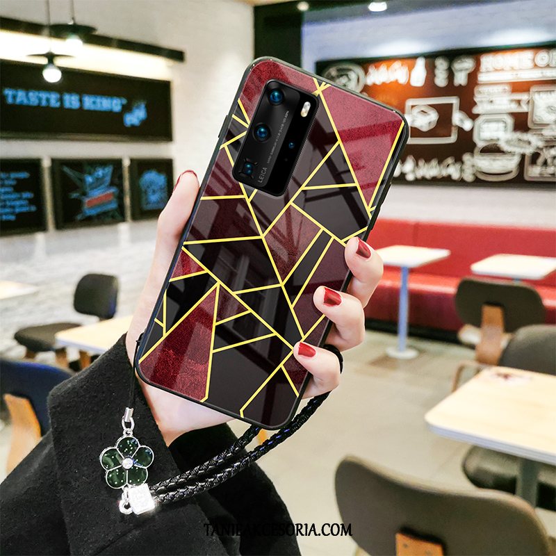 Etui Huawei P40 Pro Wiatr Zakochani Silikonowe, Obudowa Huawei P40 Pro Anti-fall Geometria Miękki