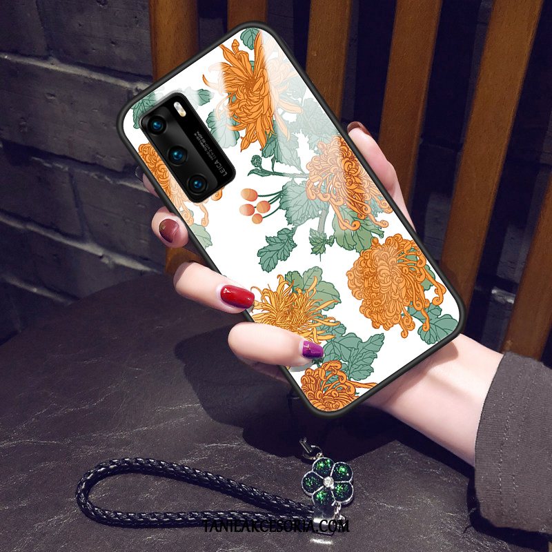 Etui Huawei P40 Wiatr Ochraniacz Modna Marka, Pokrowce Huawei P40 Słonecznik Silikonowe Szkło