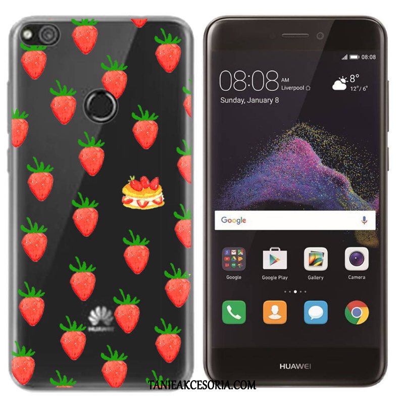 Etui Huawei P8 Lite 2017 Silikonowe Telefon Komórkowy Miękki, Pokrowce Huawei P8 Lite 2017 Piękny Czerwony Nowy