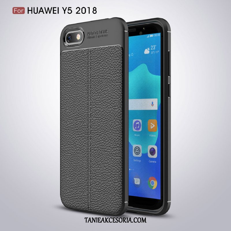 Etui Huawei Y5 2018 Ochraniacz Silikonowe Telefon Komórkowy, Futerał Huawei Y5 2018 Młodzież Szary All Inclusive