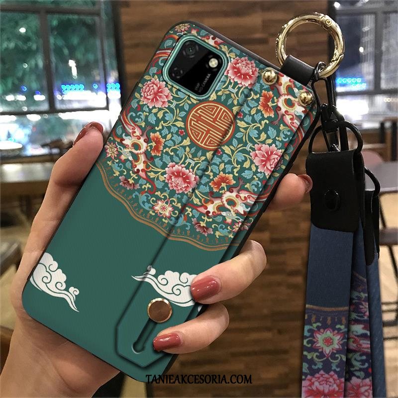 Etui Huawei Y5p Żółty Wspornik Tendencja, Obudowa Huawei Y5p Chiński Styl Vintage Kreatywne