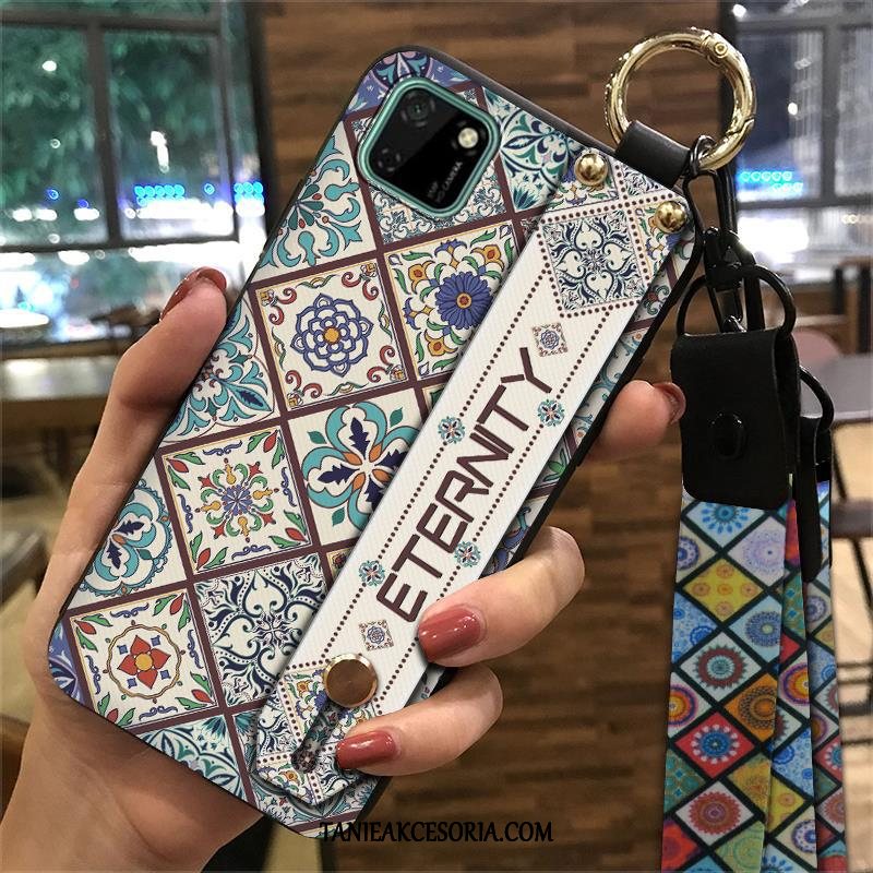 Etui Huawei Y5p Żółty Wspornik Tendencja, Obudowa Huawei Y5p Chiński Styl Vintage Kreatywne