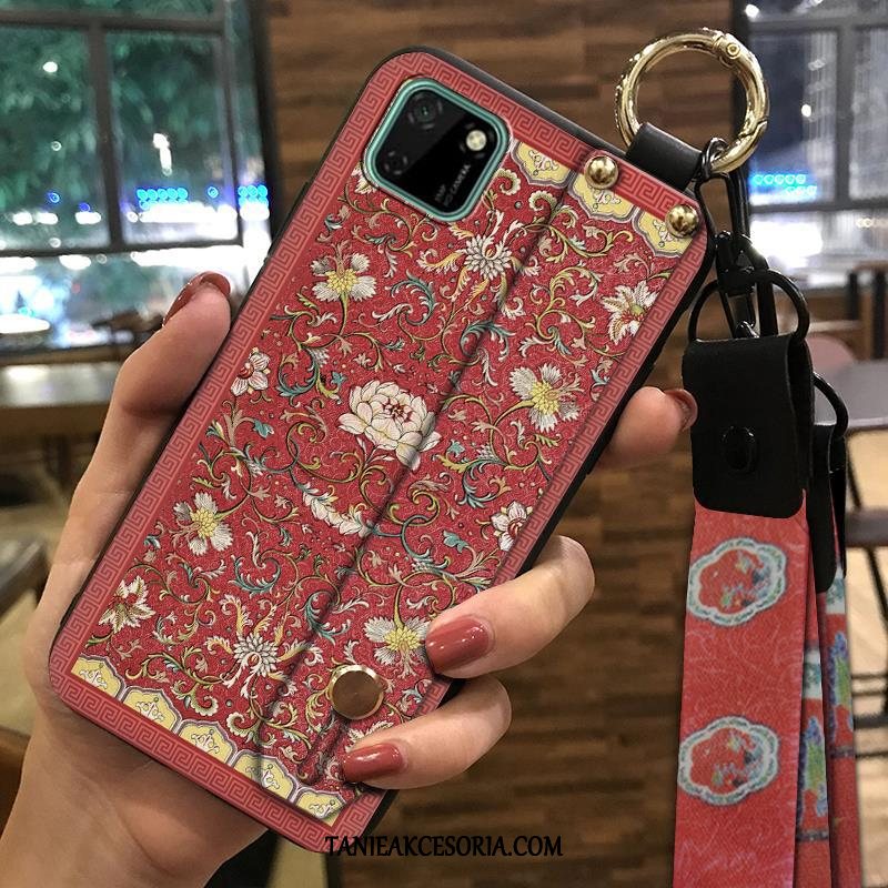 Etui Huawei Y5p Żółty Wspornik Tendencja, Obudowa Huawei Y5p Chiński Styl Vintage Kreatywne