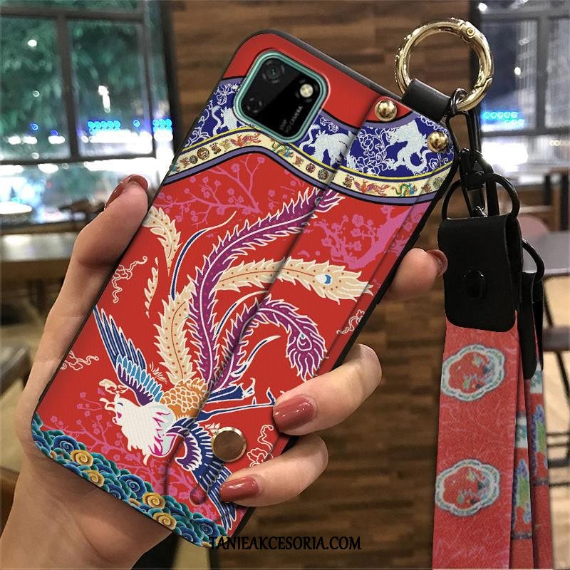 Etui Huawei Y5p Żółty Wspornik Tendencja, Obudowa Huawei Y5p Chiński Styl Vintage Kreatywne