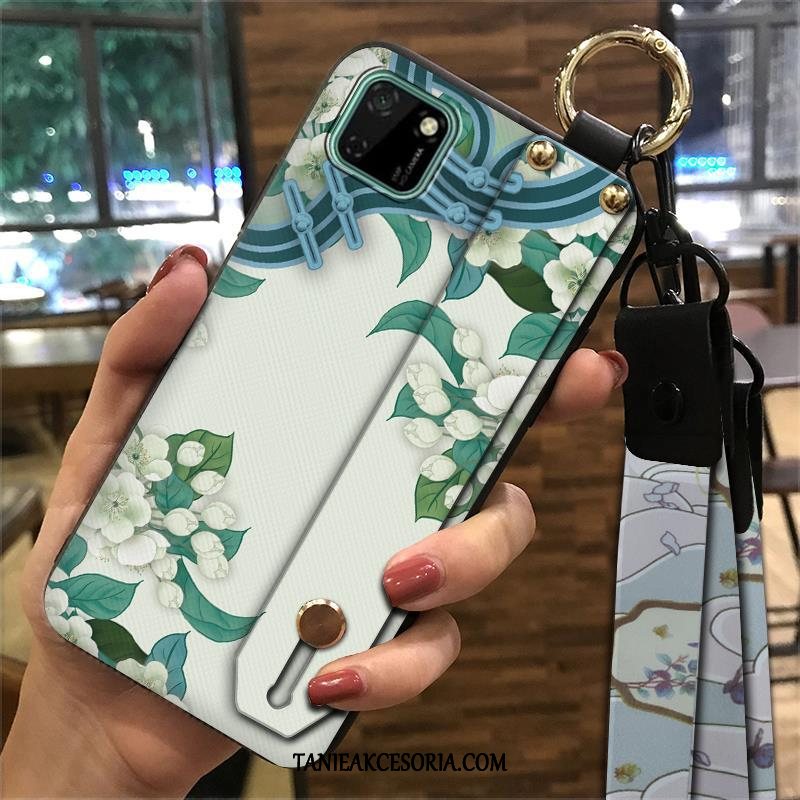 Etui Huawei Y5p Żółty Wspornik Tendencja, Obudowa Huawei Y5p Chiński Styl Vintage Kreatywne