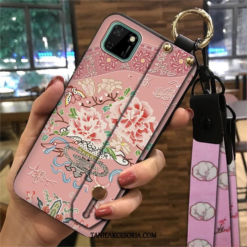 Etui Huawei Y5p Żółty Wspornik Tendencja, Obudowa Huawei Y5p Chiński Styl Vintage Kreatywne