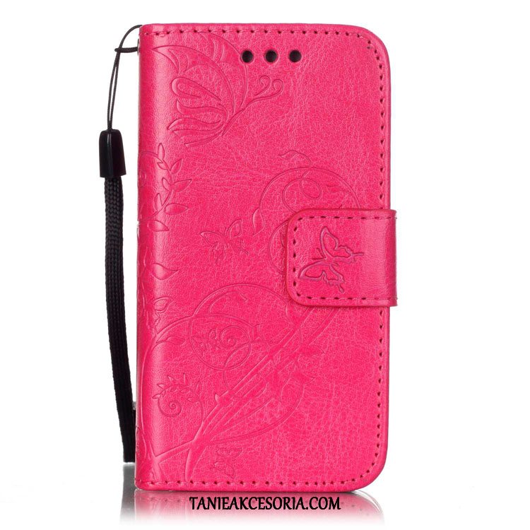 Etui Huawei Y6 2017 Czarny Wspornik Motyl, Futerał Huawei Y6 2017 Karta Relief Torby