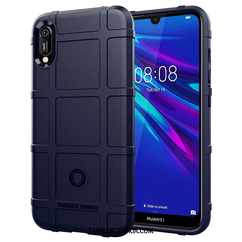 Etui Huawei Y6 2019 Kreatywne Telefon Komórkowy Miękki, Futerał Huawei Y6 2019 Nubuku Silikonowe Anti-fall