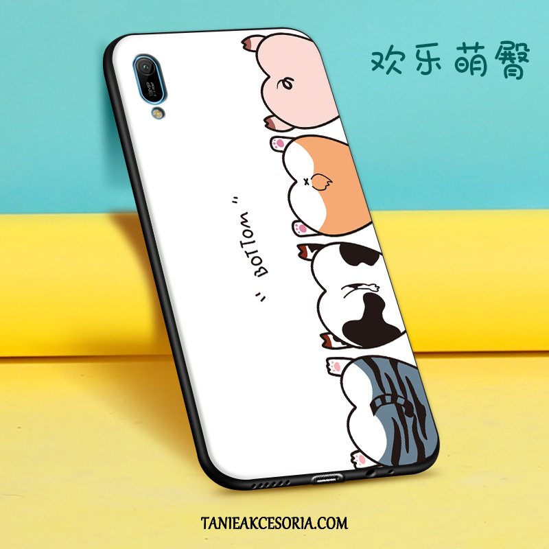 Etui Huawei Y6 2019 Silikonowe Czarny Telefon Komórkowy, Pokrowce Huawei Y6 2019