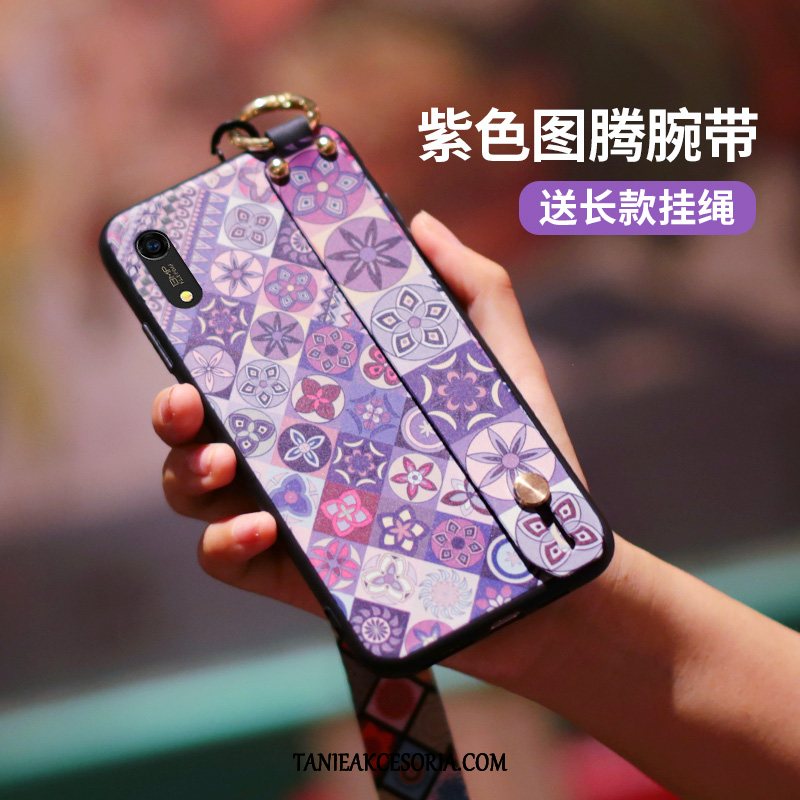 Etui Huawei Y6 2019 Tendencja Miękki All Inclusive, Futerał Huawei Y6 2019 Różowe Totem Anti-fall