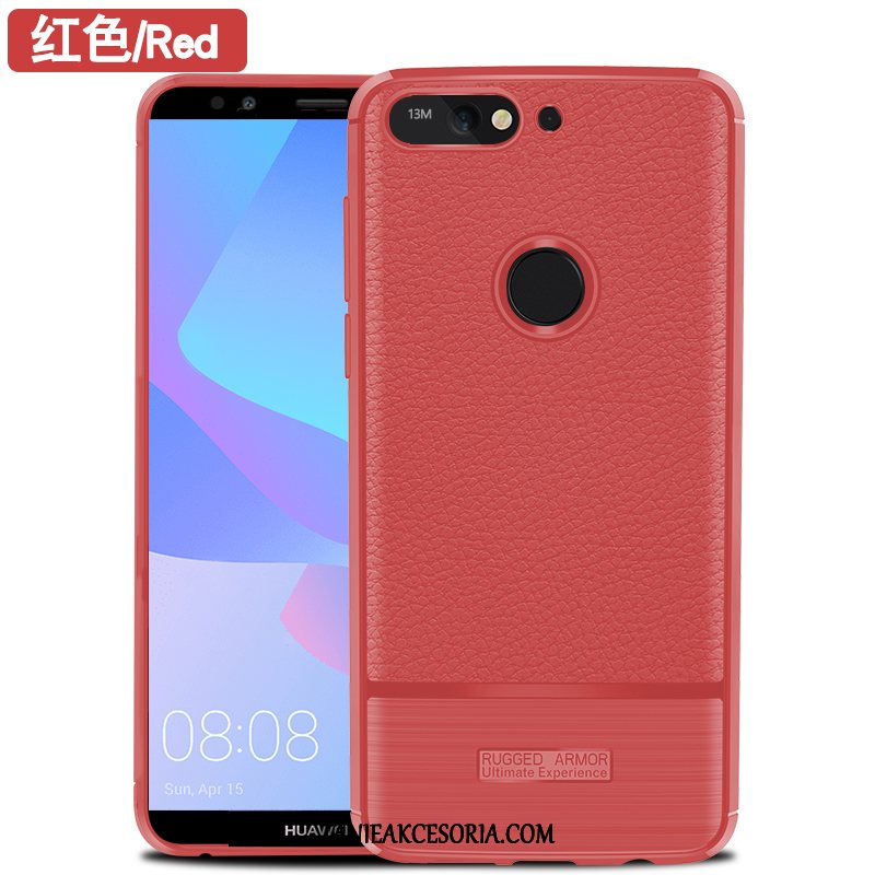 Etui Huawei Y7 2018 All Inclusive Cienkie Ochraniacz, Pokrowce Huawei Y7 2018 Skóra Telefon Komórkowy Wzór Braun