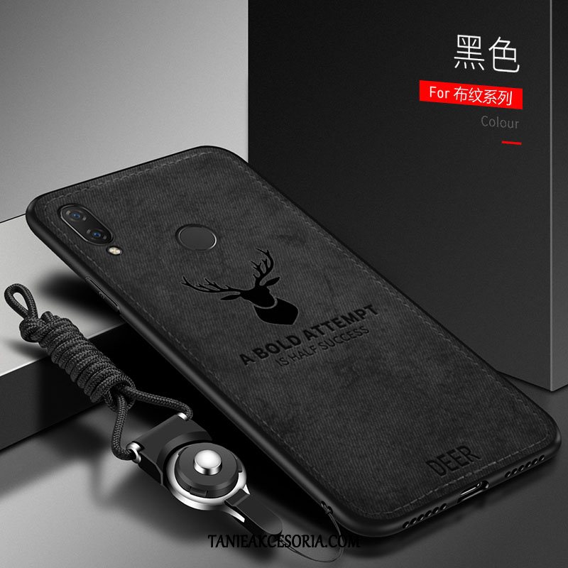 Etui Huawei Y7 2019 Anti-fall Nowy Denim, Futerał Huawei Y7 2019 Ochraniacz Czerwony Netto Kreatywne