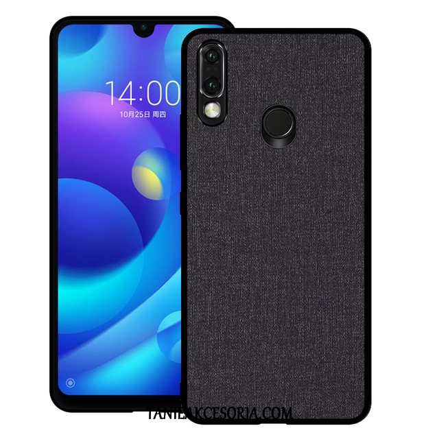 Etui Huawei Y7 2019 Miękki Szary Trudno, Pokrowce Huawei Y7 2019 Płótno Silikonowe Telefon Komórkowy