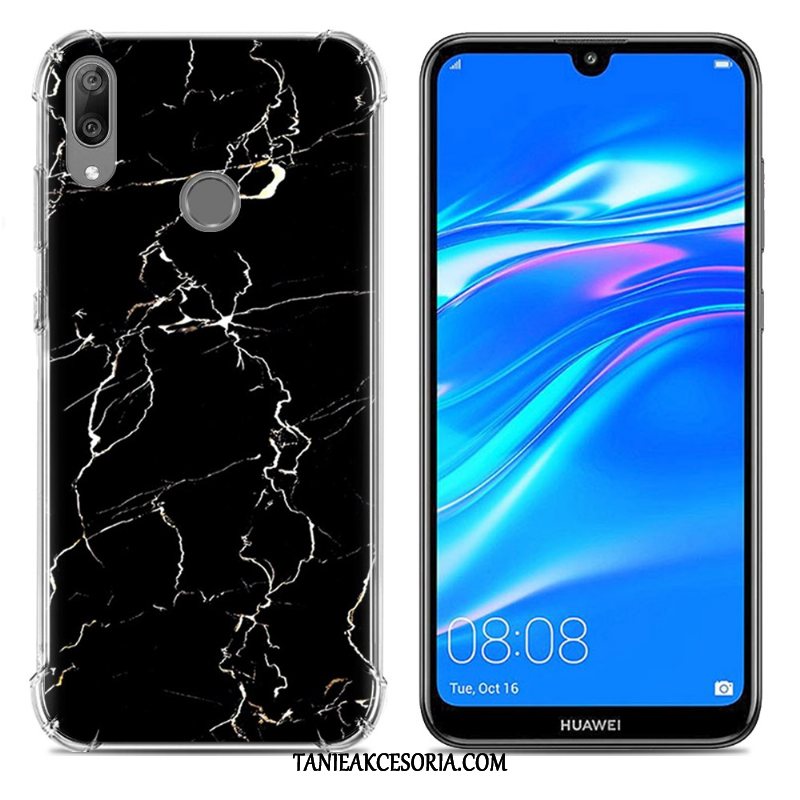 Etui Huawei Y7 2019 Różowe Kreatywne Anti-fall, Pokrowce Huawei Y7 2019 Tendencja Telefon Komórkowy Miękki