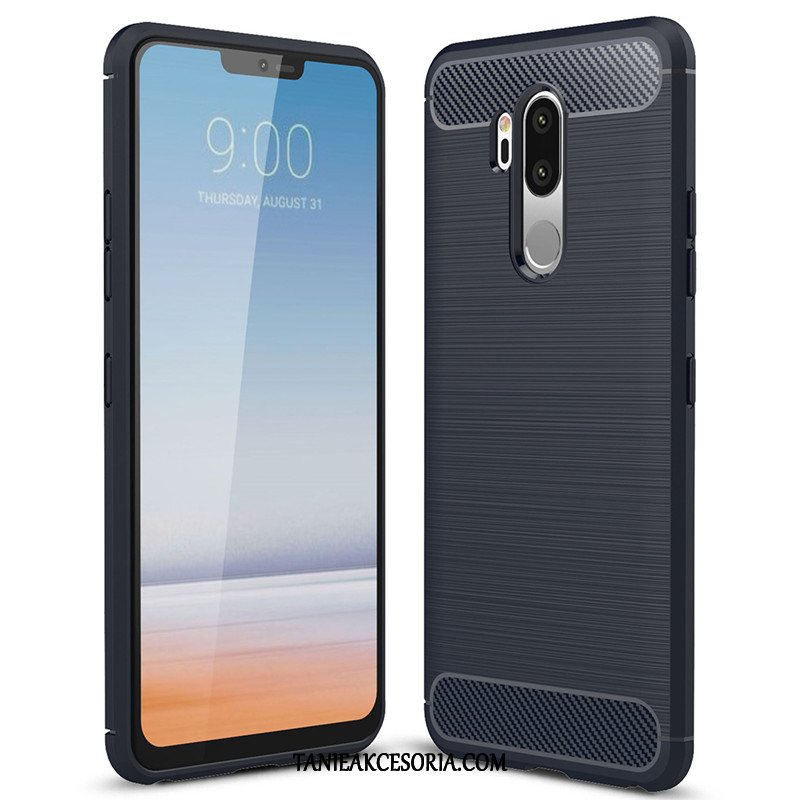 Etui Lg G7 Thinq All Inclusive Tendencja Czerwony, Obudowa Lg G7 Thinq Moda Telefon Komórkowy Włókno