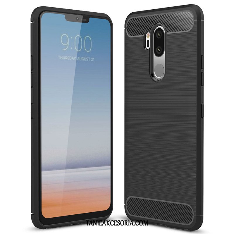 Etui Lg G7 Thinq All Inclusive Tendencja Czerwony, Obudowa Lg G7 Thinq Moda Telefon Komórkowy Włókno