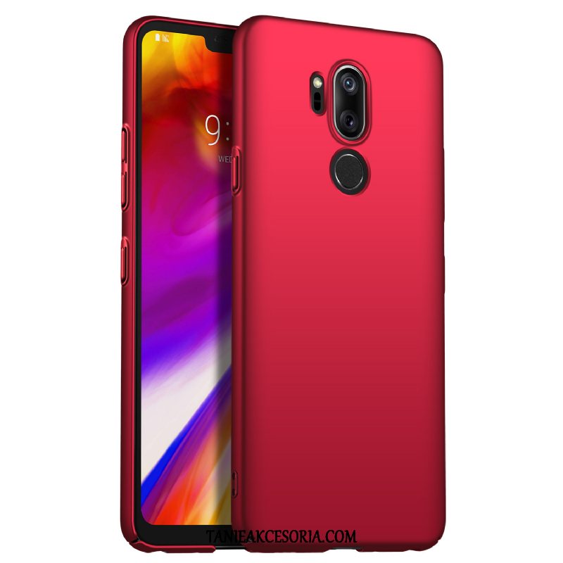 Etui Lg G7 Thinq Anti-fall Wzór Nubuku, Pokrowce Lg G7 Thinq Trudno Cienkie Jednolity Kolor