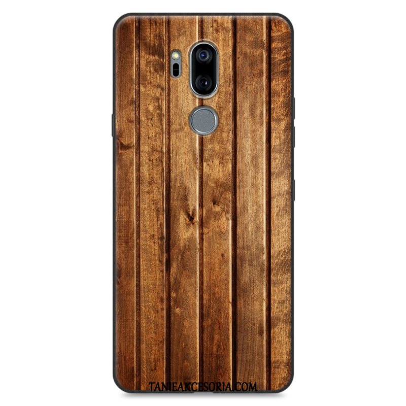 Etui Lg G7 Thinq Drewno Ochraniacz Miękki, Futerał Lg G7 Thinq Tendencja Niebieski All Inclusive