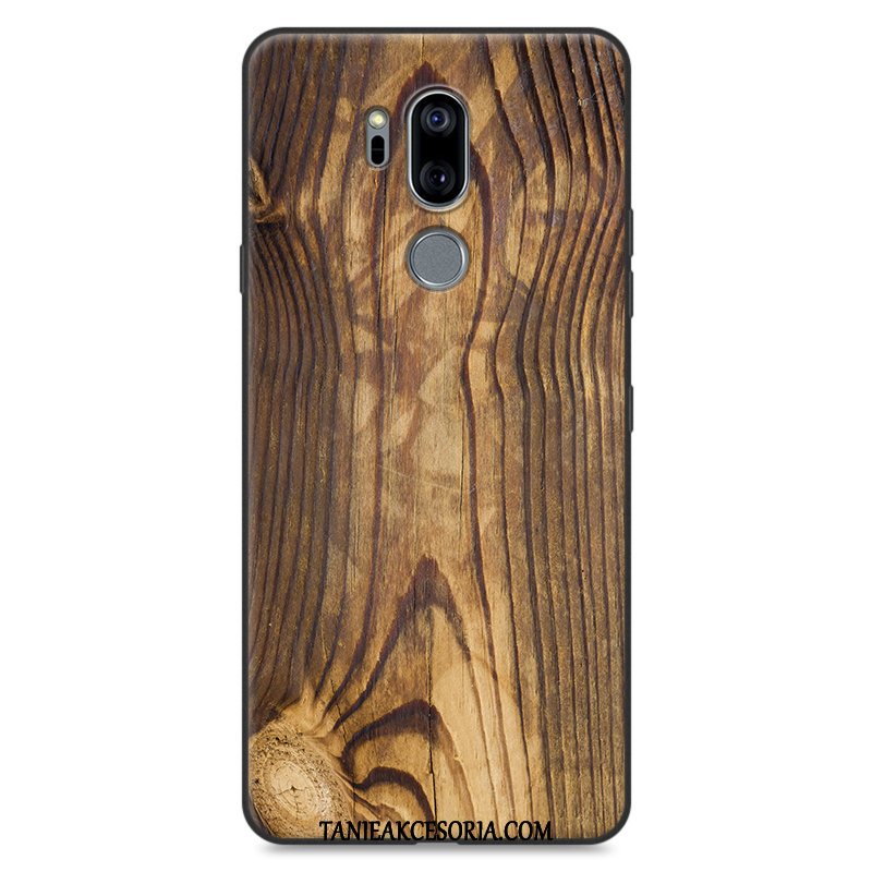 Etui Lg G7 Thinq Drewno Ochraniacz Miękki, Futerał Lg G7 Thinq Tendencja Niebieski All Inclusive