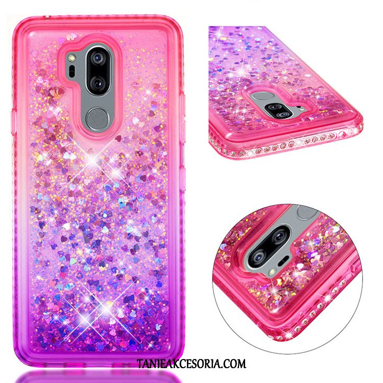 Etui Lg G7 Thinq Gradient Telefon Komórkowy Kolor, Futerał Lg G7 Thinq Niebieski Quicksand Purpurowy