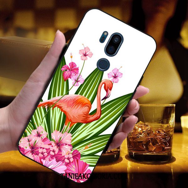 Etui Lg G7 Thinq Ptak Duży Miękki, Futerał Lg G7 Thinq Piękny Dostosowane Czerwony