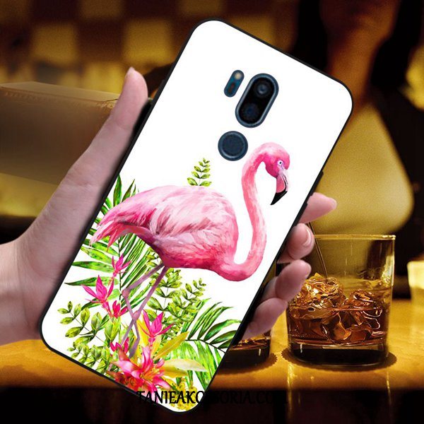 Etui Lg G7 Thinq Ptak Duży Miękki, Futerał Lg G7 Thinq Piękny Dostosowane Czerwony