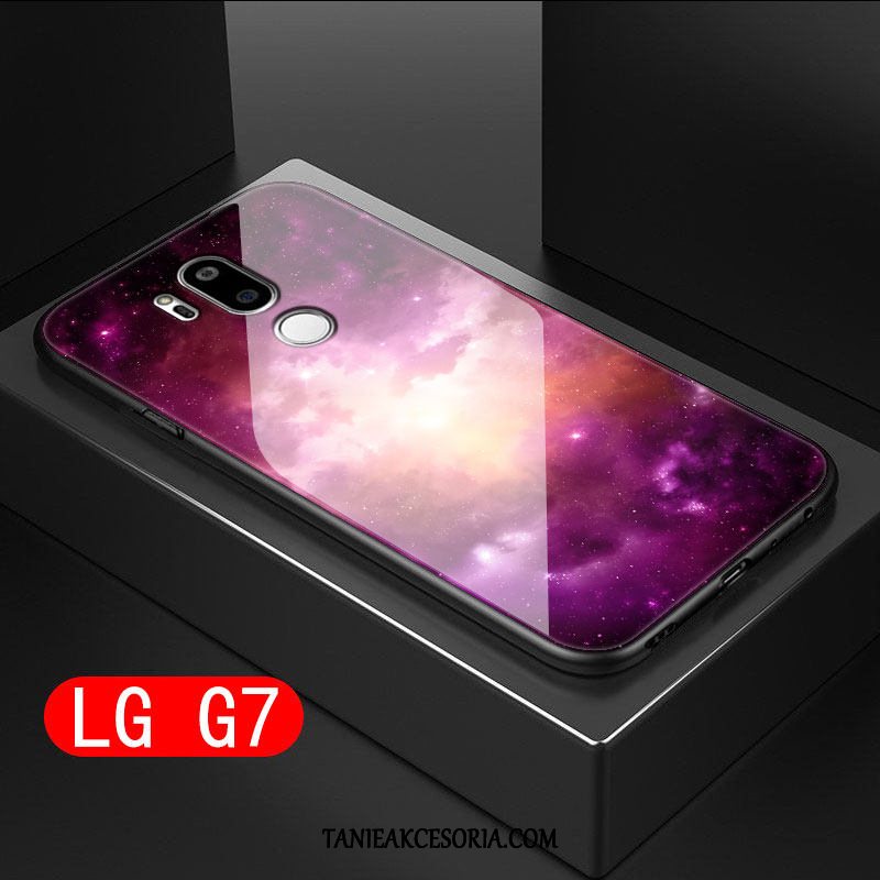 Etui Lg G7 Thinq Telefon Komórkowy Anti-fall Szkło, Obudowa Lg G7 Thinq Gwiaździsty Silikonowe Ochraniacz