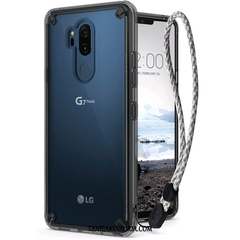 Etui Lg G7 Thinq Telefon Komórkowy Classic Silikonowe, Pokrowce Lg G7 Thinq Anti-fall Ochraniacz Przezroczysty