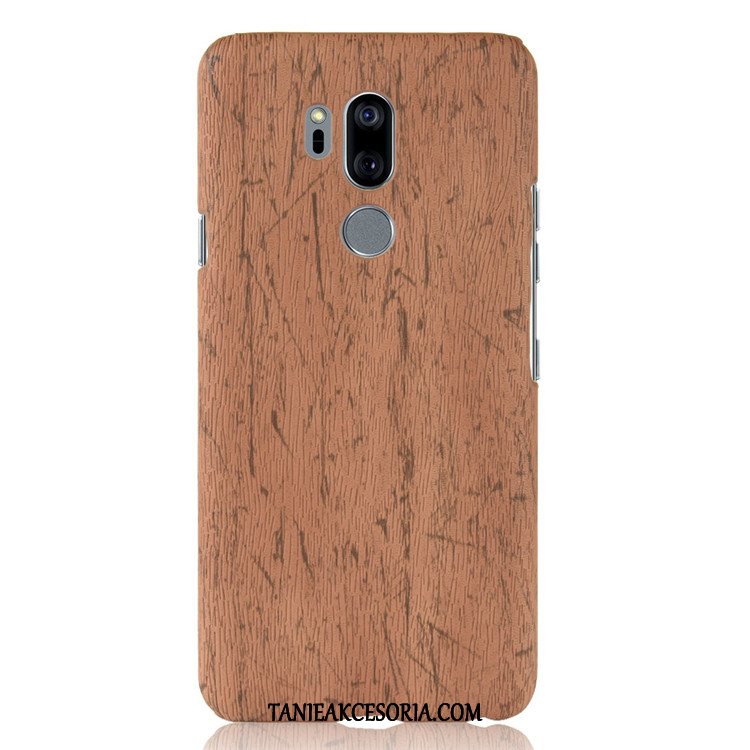 Etui Lg G7 Thinq Vintage Skóra Ziarno Drewna, Pokrowce Lg G7 Thinq Osobowość Brązowy Kreatywne