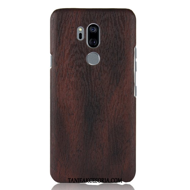 Etui Lg G7 Thinq Vintage Skóra Ziarno Drewna, Pokrowce Lg G7 Thinq Osobowość Brązowy Kreatywne