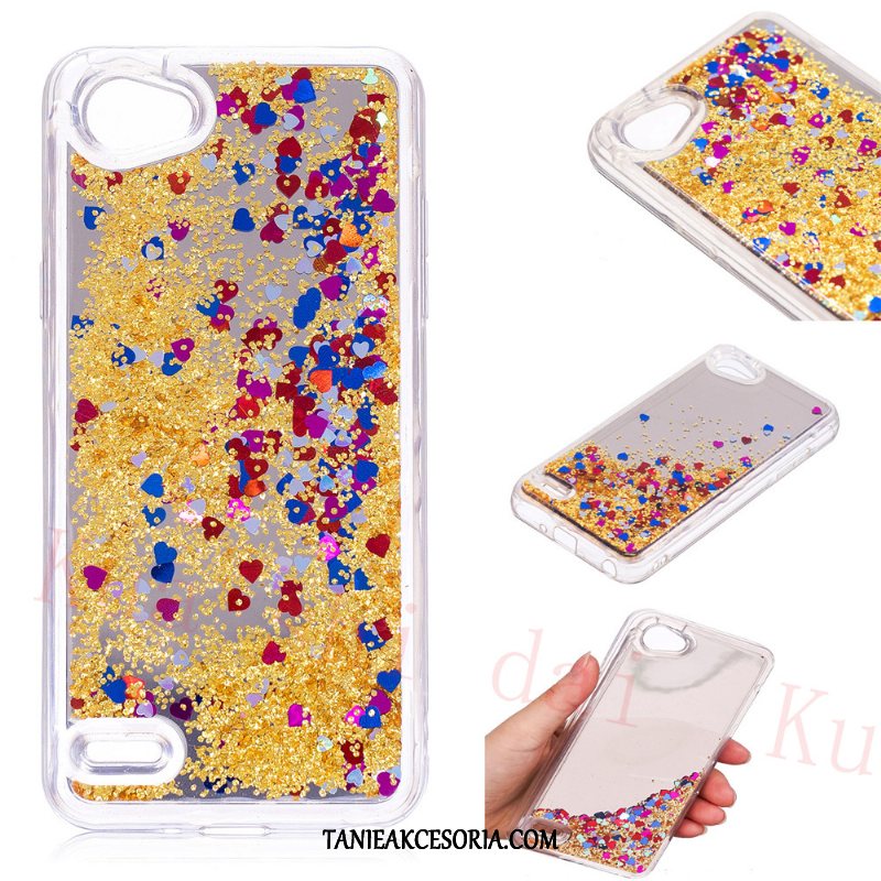 Etui Lg Q6 Telefon Komórkowy Proszek Purpurowy, Pokrowce Lg Q6 All Inclusive Quicksand Lustro