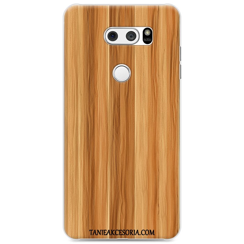 Etui Lg V30 Niebieski Ochraniacz Drewno, Pokrowce Lg V30 Anti-fall Kolor Kreatywne