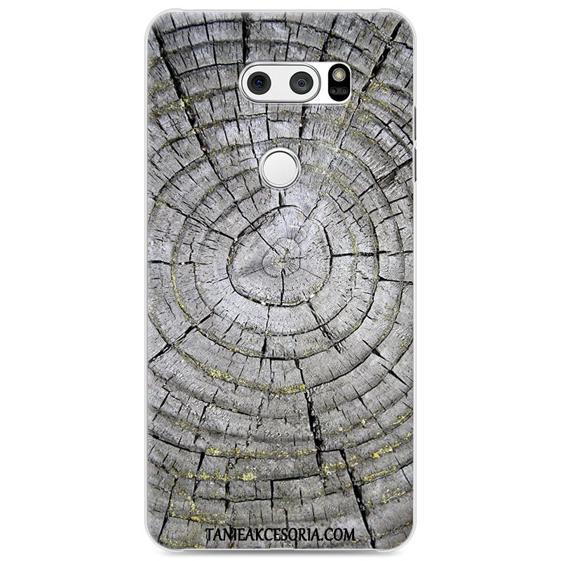 Etui Lg V30 Trudno Vintage Ziarno Drewna, Obudowa Lg V30 Cienkie Ochraniacz Telefon Komórkowy