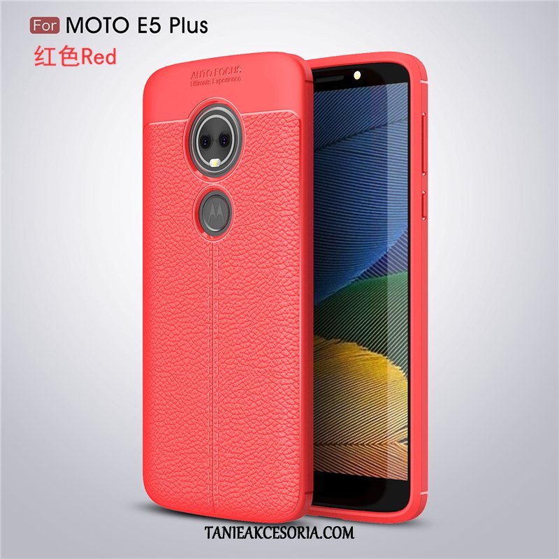 Etui Moto E5 Play Ochraniacz Czerwony Anti-fall, Obudowa Moto E5 Play Gwiazda Biznes Tendencja