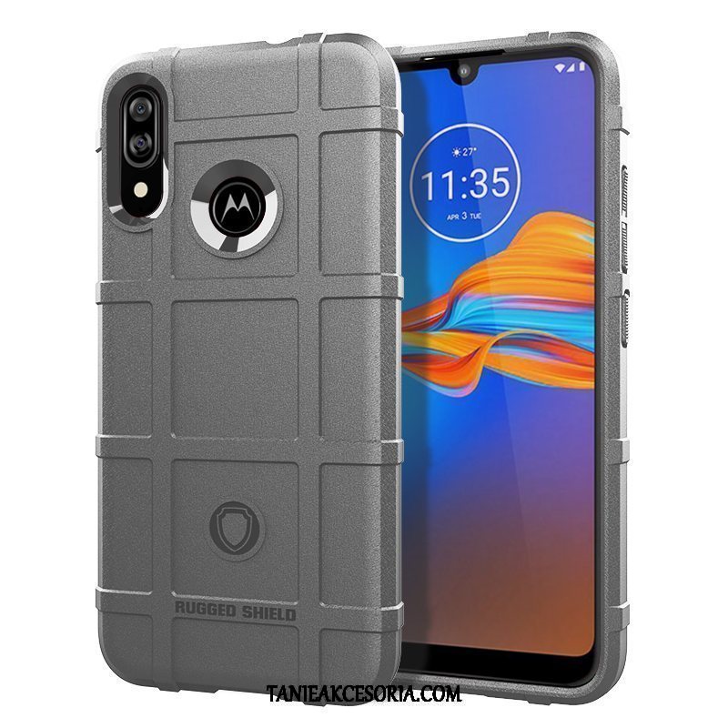 Etui Moto E6 Plus Czarny Miękki Anti-fall, Pokrowce Moto E6 Plus Ochraniacz Silikonowe All Inclusive