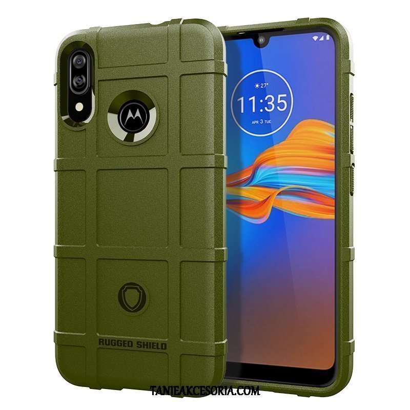 Etui Moto E6 Plus Czarny Miękki Anti-fall, Pokrowce Moto E6 Plus Ochraniacz Silikonowe All Inclusive