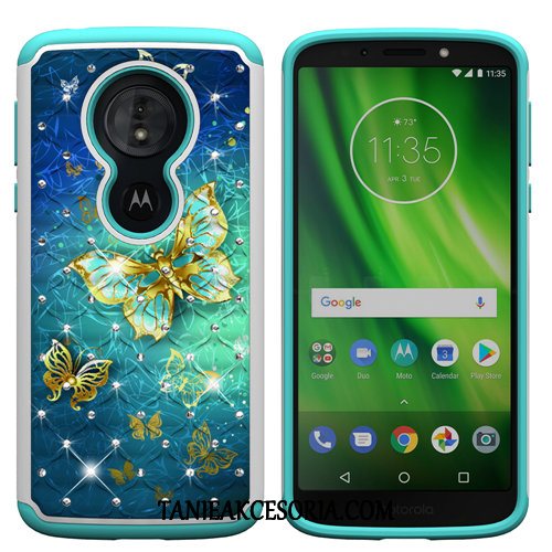 Etui Moto G6 Play Kolor Telefon Komórkowy Osobowość, Futerał Moto G6 Play Czerwony Kreskówka Anti-fall