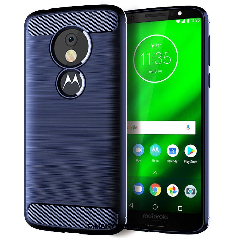 Etui Moto G6 Play Ochraniacz Czerwony Silikonowe, Obudowa Moto G6 Play Telefon Komórkowy Anti-fall