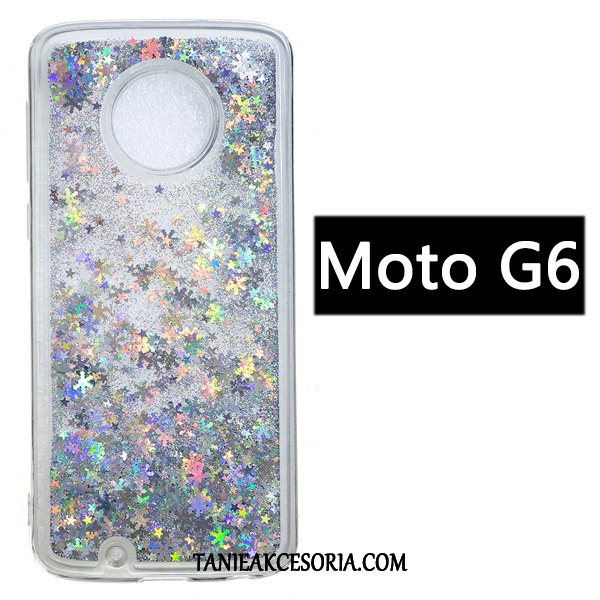 Etui Moto G6 Quicksand Purpurowy Anti-fall, Pokrowce Moto G6 Zielony Miękki Telefon Komórkowy