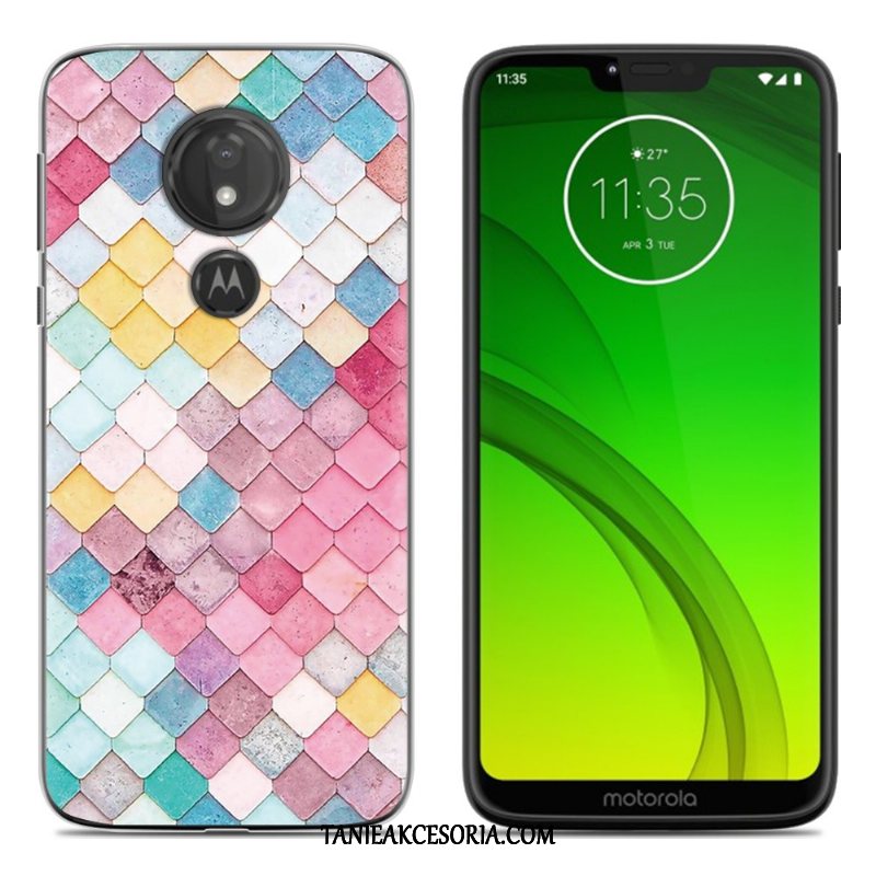 Etui Moto G7 Play Kreatywne Purpurowy Telefon Komórkowy, Pokrowce Moto G7 Play Miękki Silikonowe Osobowość