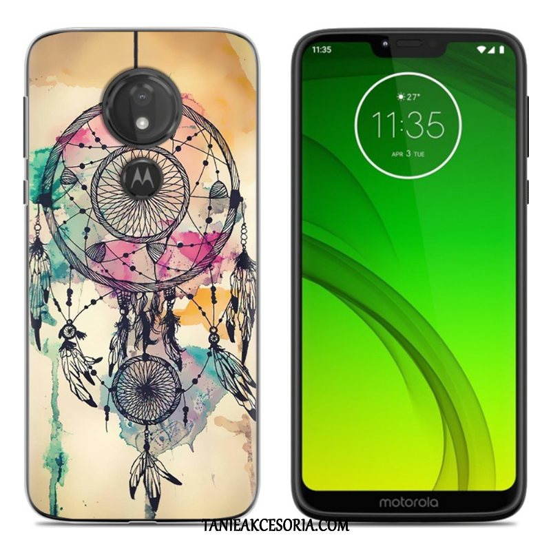 Etui Moto G7 Play Kreatywne Purpurowy Telefon Komórkowy, Pokrowce Moto G7 Play Miękki Silikonowe Osobowość