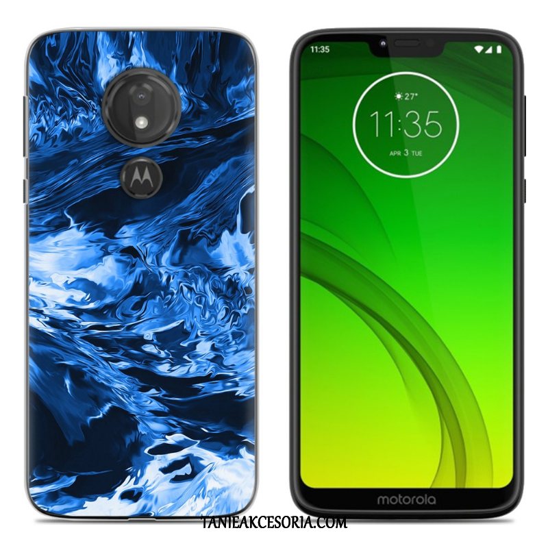 Etui Moto G7 Play Kreatywne Purpurowy Telefon Komórkowy, Pokrowce Moto G7 Play Miękki Silikonowe Osobowość