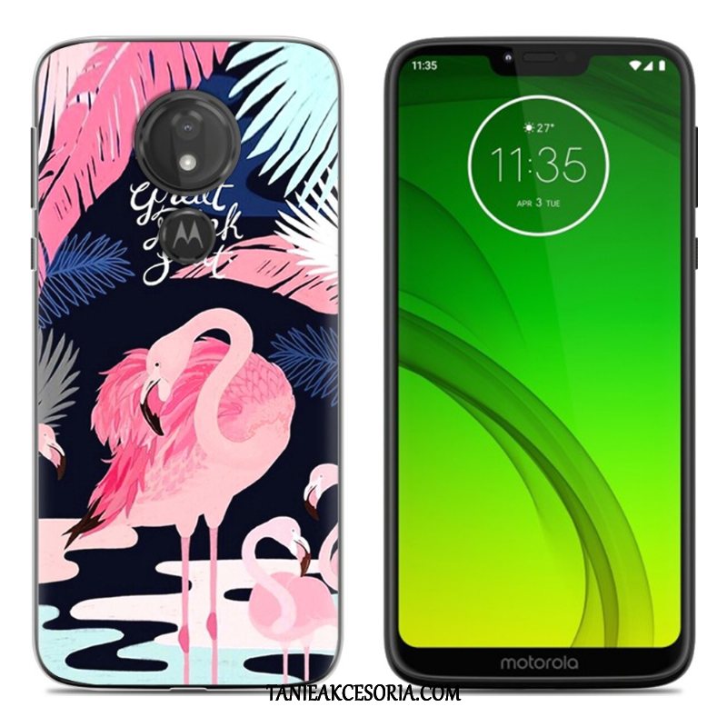 Etui Moto G7 Play Kreatywne Purpurowy Telefon Komórkowy, Pokrowce Moto G7 Play Miękki Silikonowe Osobowość