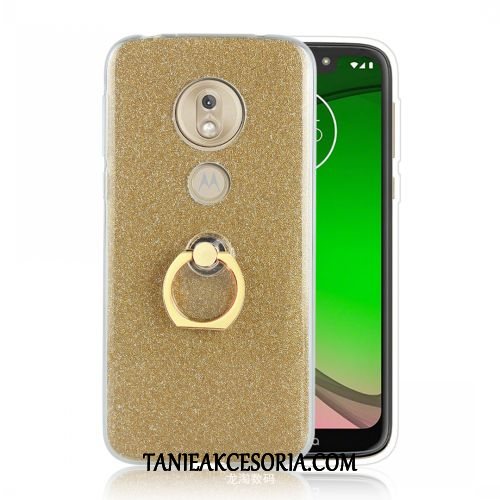 Etui Moto G7 Play Ochraniacz Telefon Komórkowy Wspornik, Pokrowce Moto G7 Play Ring Anti-fall Proszek