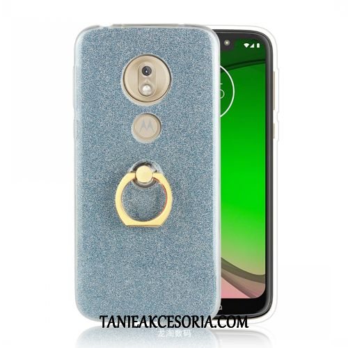 Etui Moto G7 Play Ochraniacz Telefon Komórkowy Wspornik, Pokrowce Moto G7 Play Ring Anti-fall Proszek